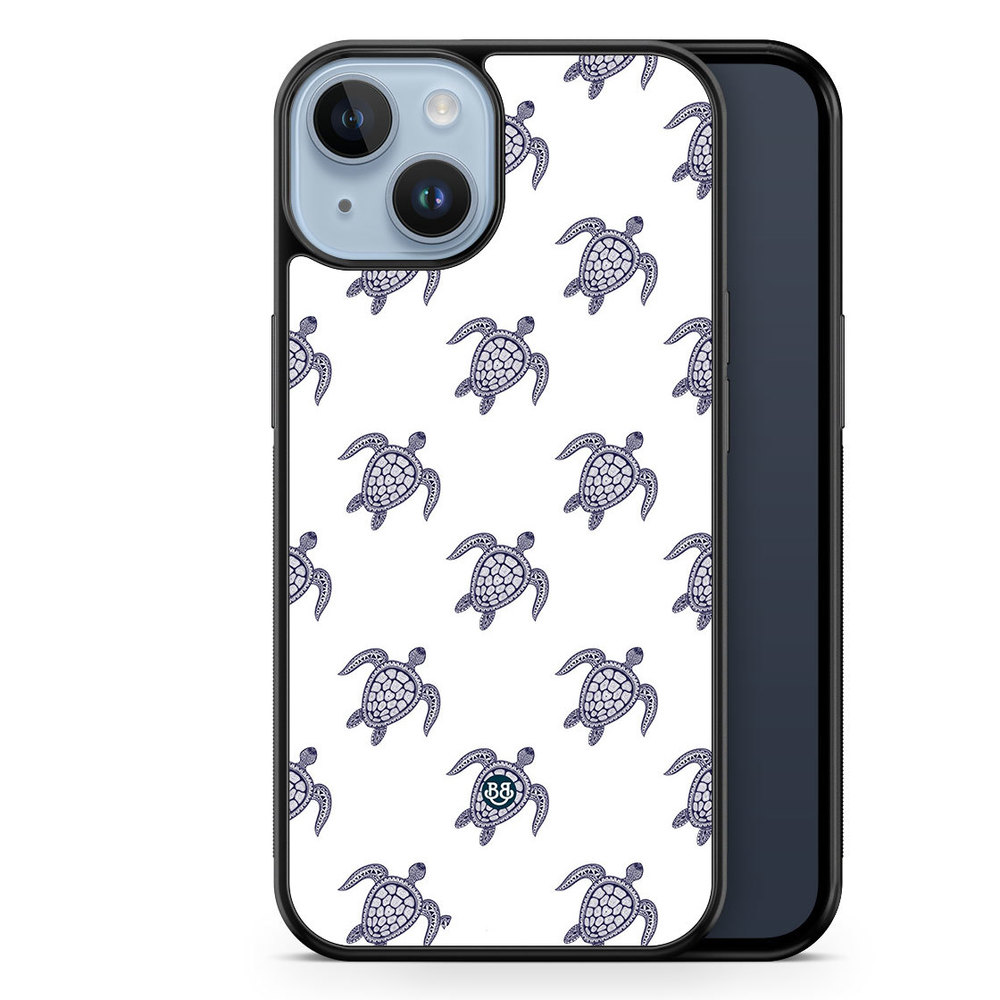 iPhone 14 Plus Case - Blue Turtles