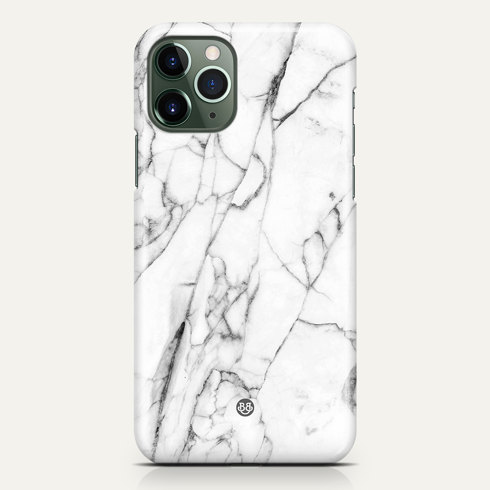 iPhone 11 Pro Max Premium Case - Vit Marmor