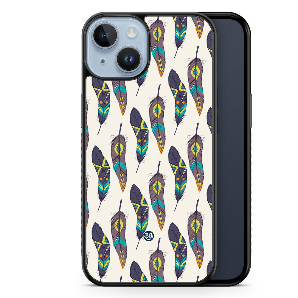 iPhone 14 Plus Case - Ethnic Feathers