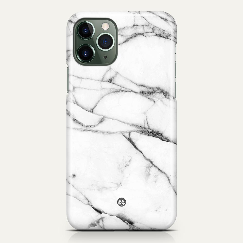 iPhone 11 Pro Max Premium Case - White Marble