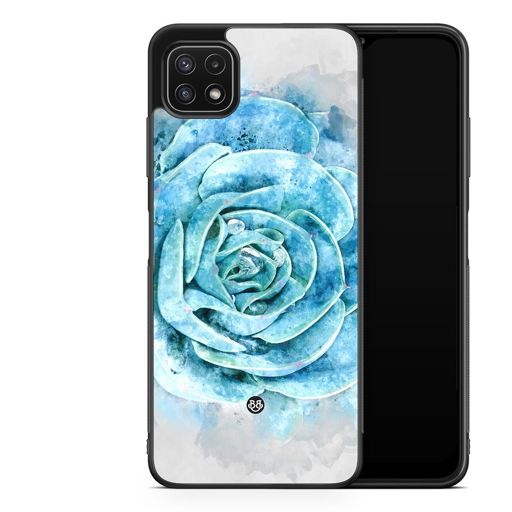 Samsung Galaxy A22 5G Case - Blue Cactus