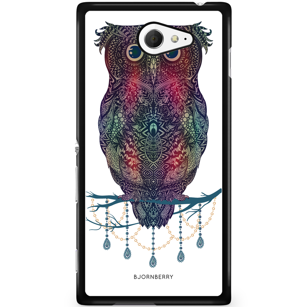Sony Xperia M2 Aqua Case - Mandala Owl