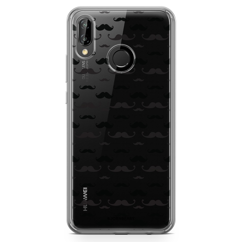 Huawei P20 Lite Fashion Case - Mustache Pattern
