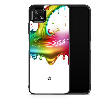 Samsung Galaxy A22 5G Skal - Regnbågssplash