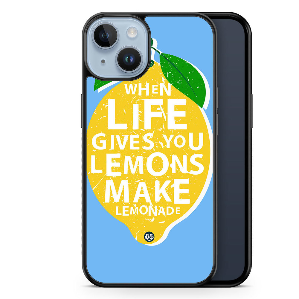iPhone 14 Plus Case - Lemon Quote
