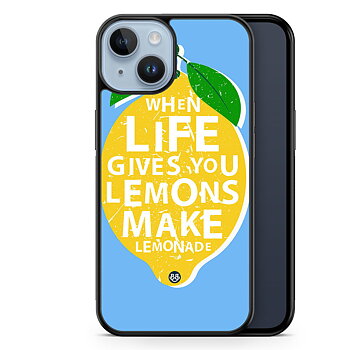 iPhone 14 Plus Case - Lemon Quote