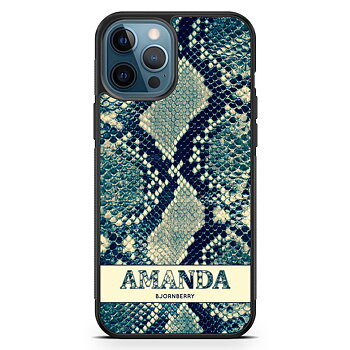 iPhone 12 Pro Custom - Custom Blue Snake
