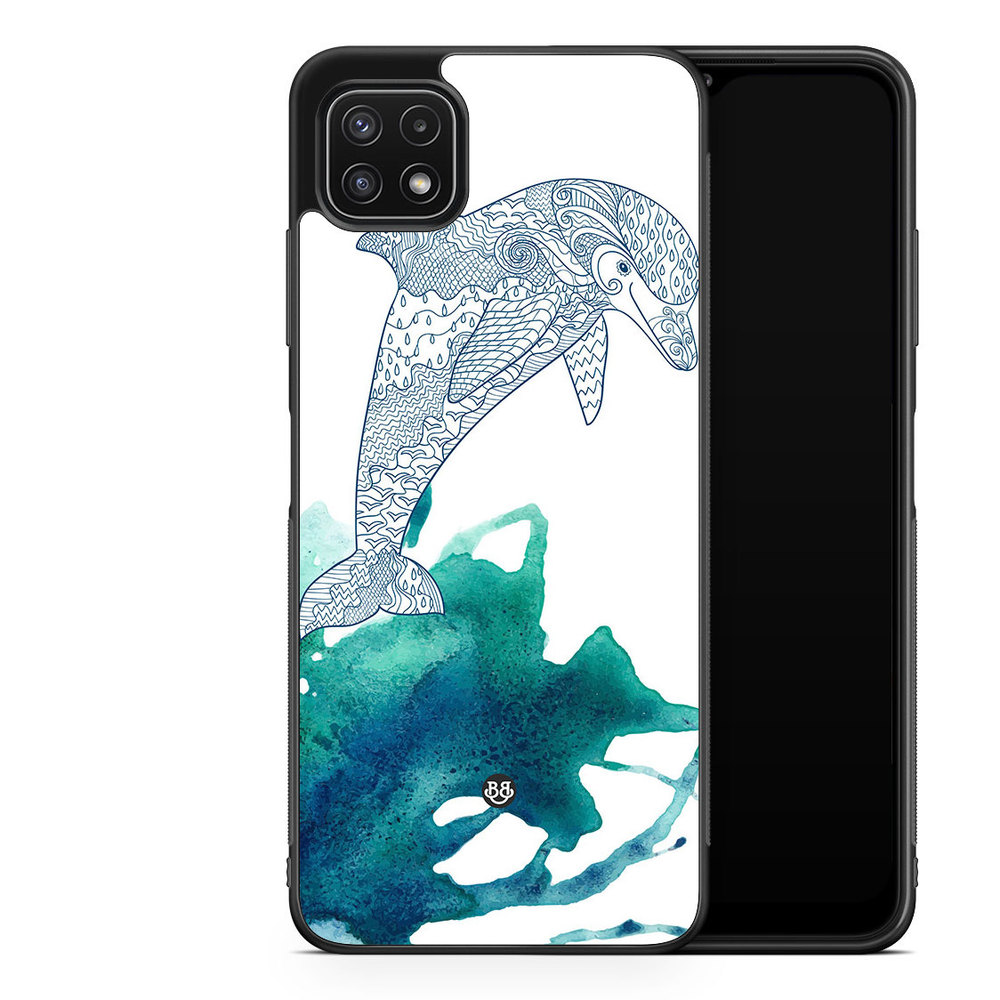 Samsung Galaxy A22 5G Case - Mandala Dolphin