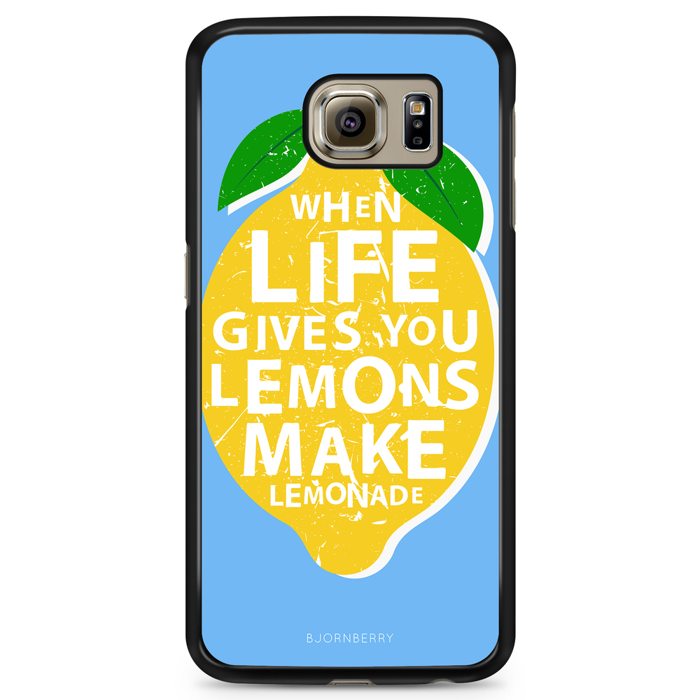 Samsung Galaxy S6 Case - Lemon Quote
