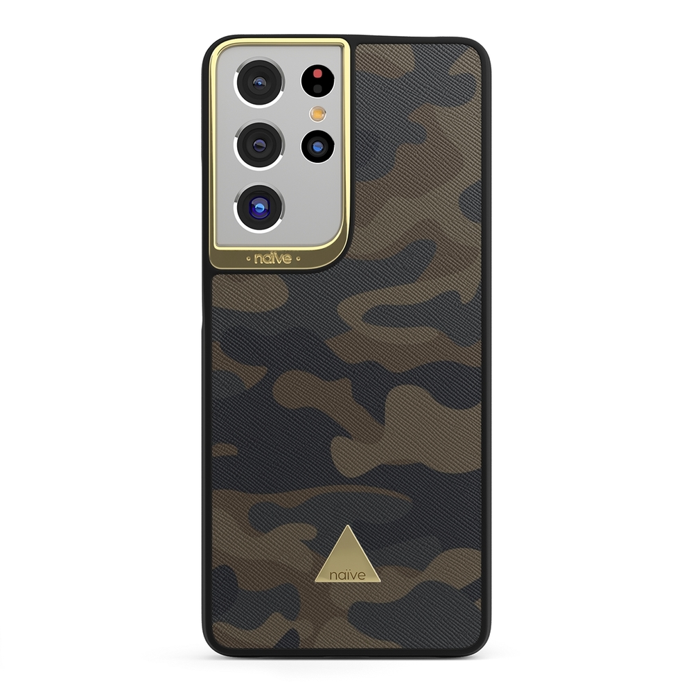Naive Samsung Galaxy S21 Ultra Case - Camouflage