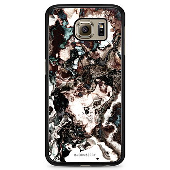 Samsung Galaxy S6 Skal - Brun Marmor