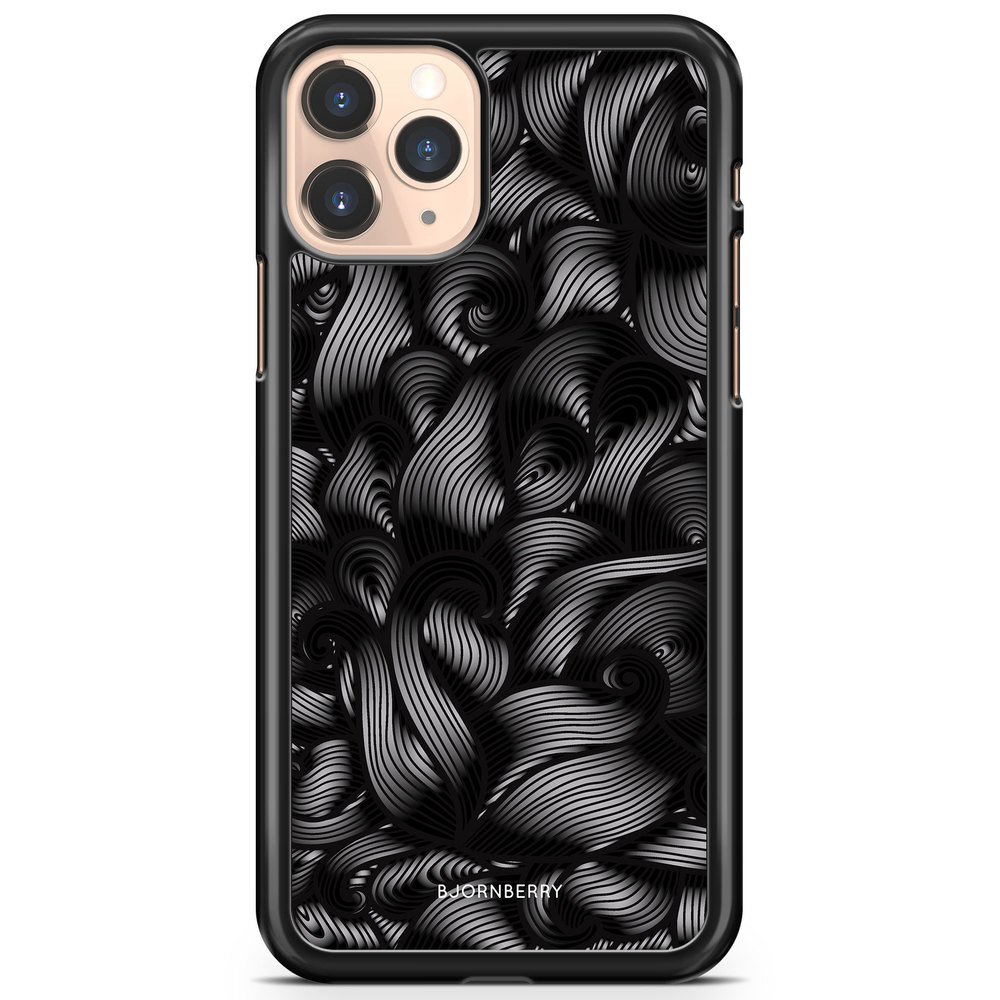 iPhone 11 Pro Case - Black Waves
