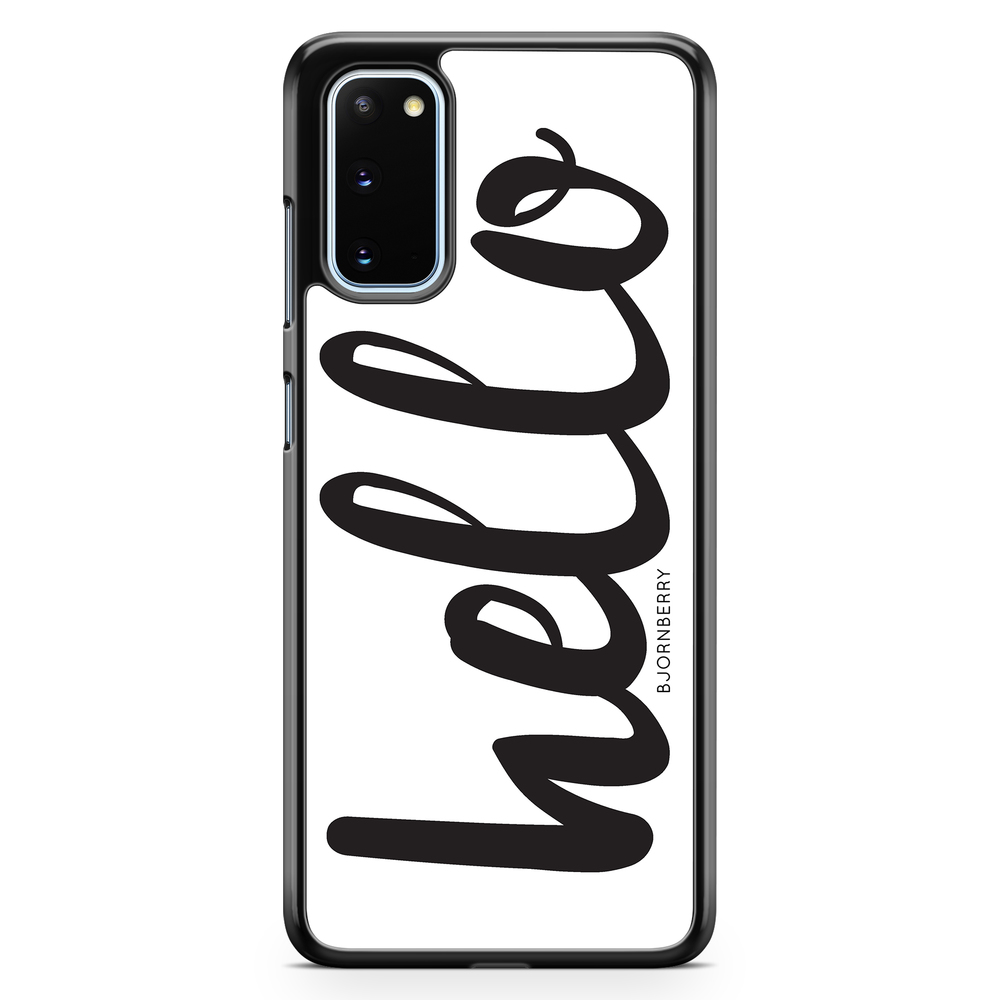 Samsung Galaxy S20 FE Case - Hello Black