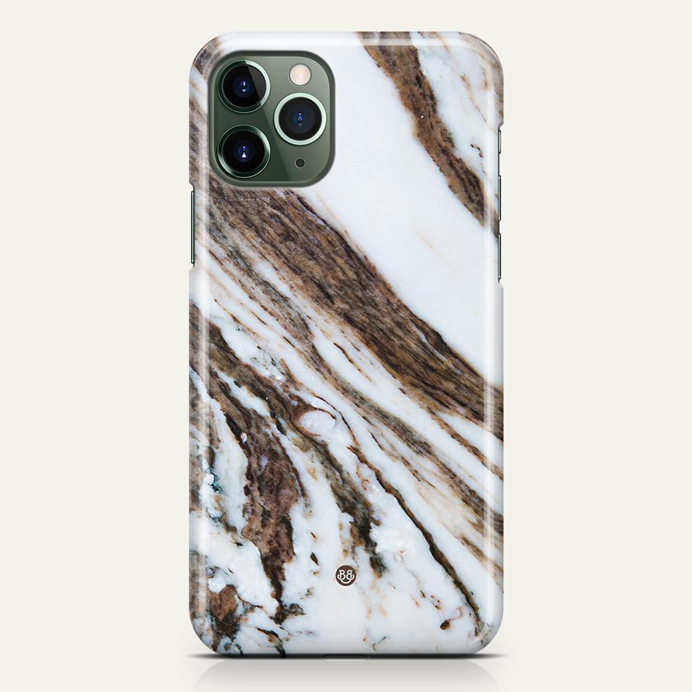 iPhone 11 Pro Max Premium Case - Brown Marble