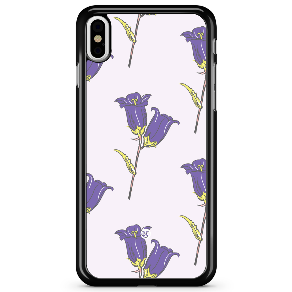 iPhone X / XS Case - Wild Purple Flowers