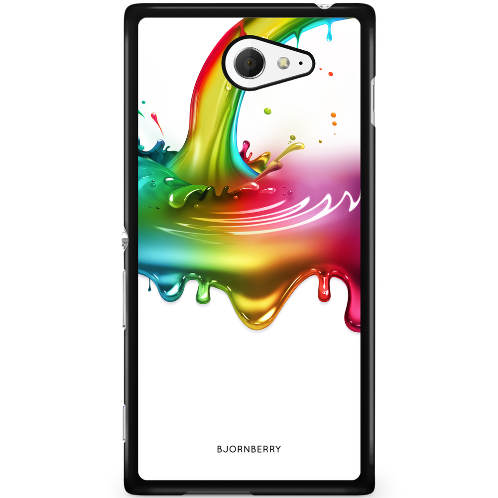 Sony Xperia M2 Aqua Case - Rainbow Splash