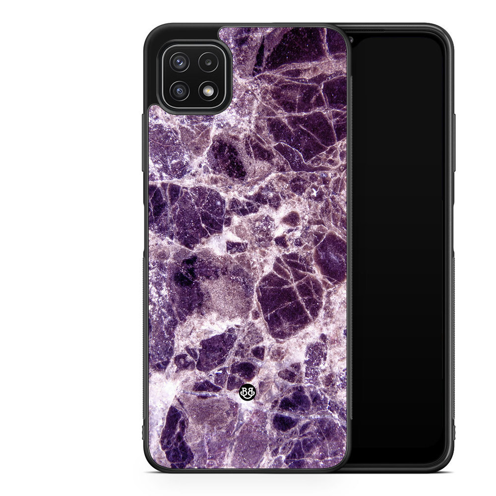 Samsung Galaxy A22 5G Case - Purple Marble