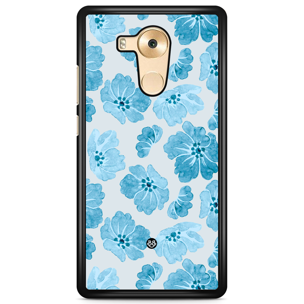 Huawei Mate 8 Case - WILD BLOOM - Blue Petals