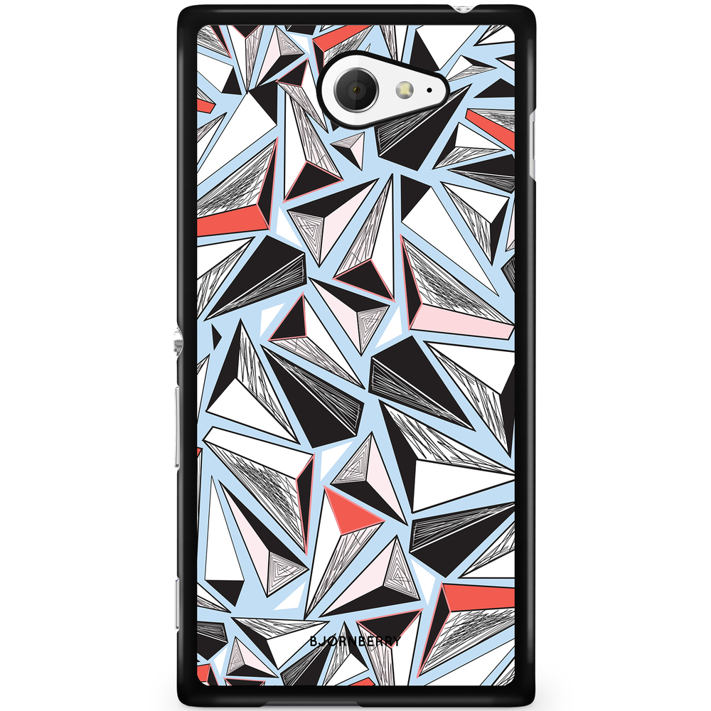 Sony Xperia M2 Aqua Case - Triangles
