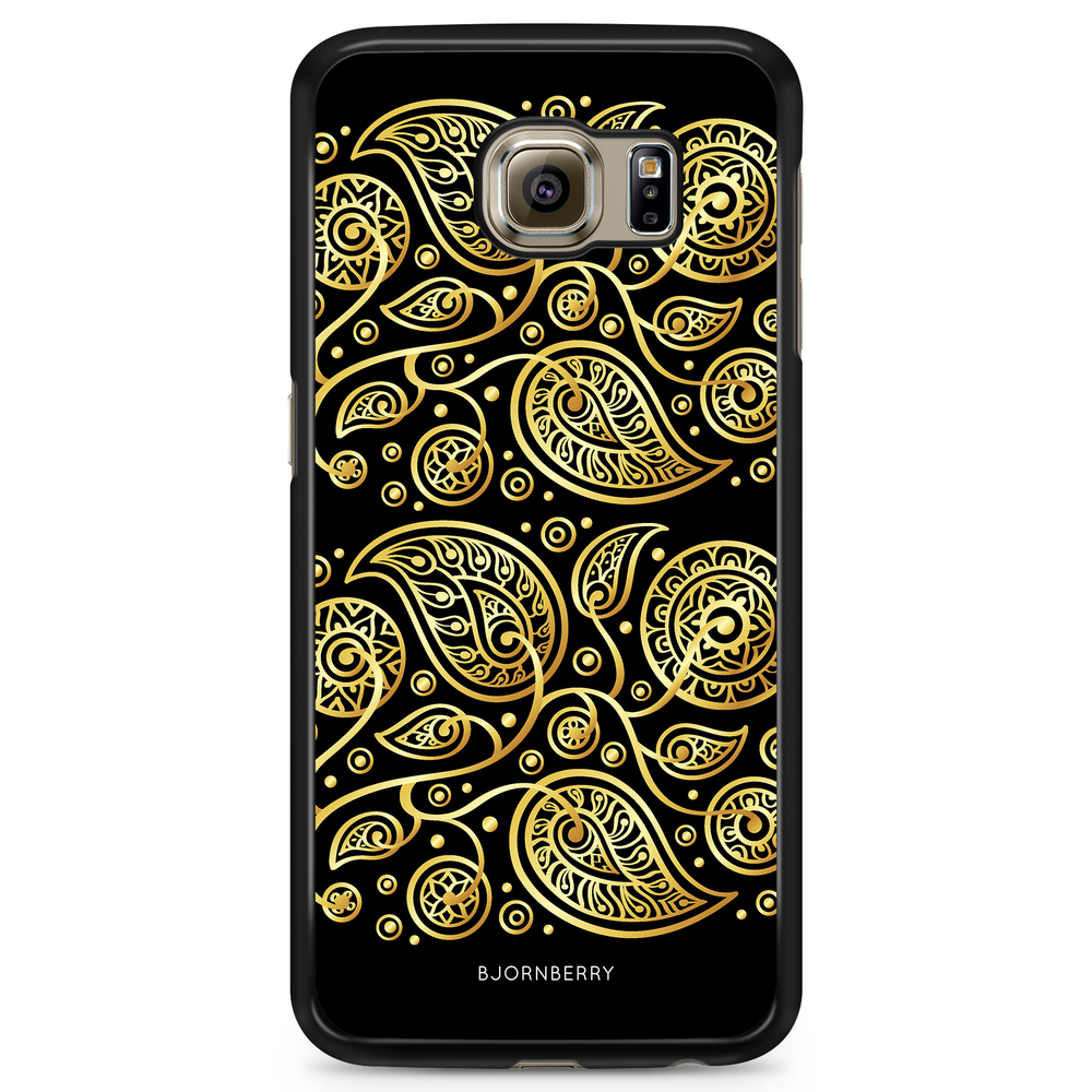 Samsung Galaxy S6 Edge+ Case - Gold Flowers