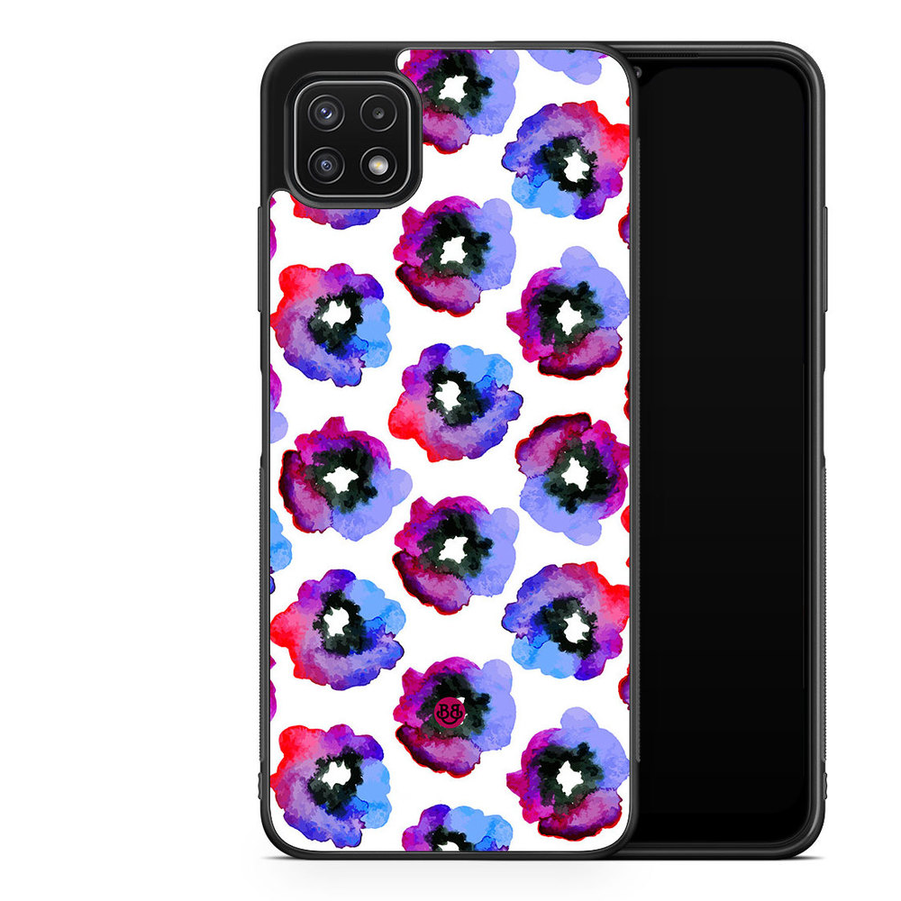 Samsung Galaxy A22 5G Case - Violet Flowers