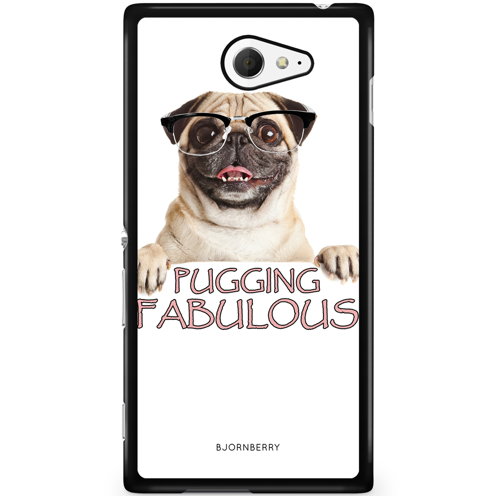 Sony Xperia M2 Aqua Case - Pugging Fabulous