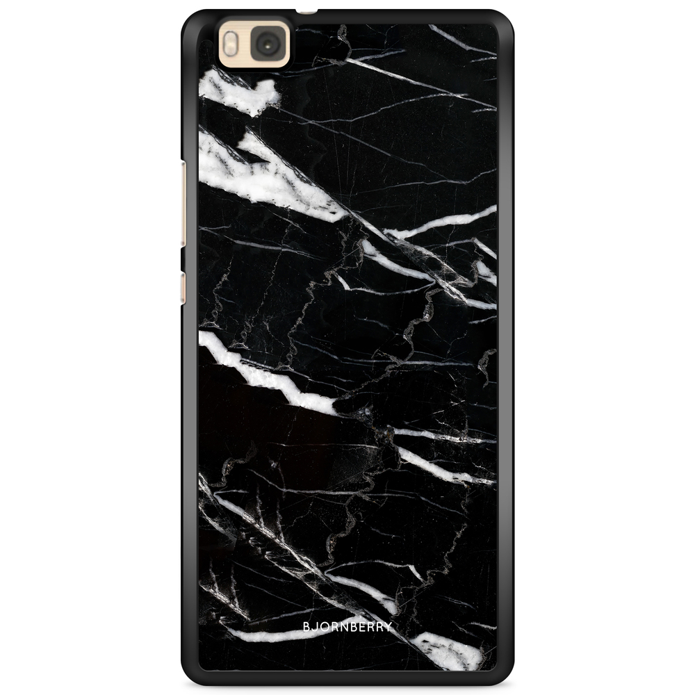 Huawei P8 Lite Case - Black Marble
