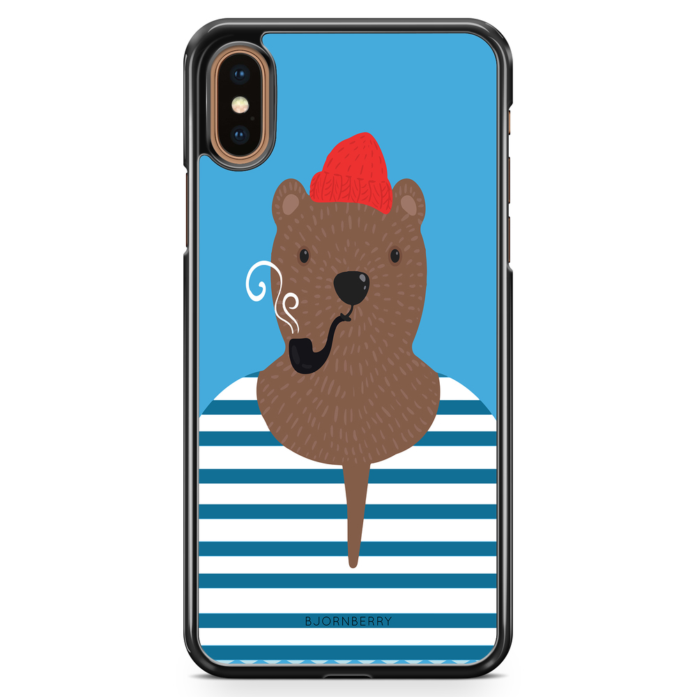 iPhone XS Max Case - Hipster Bear