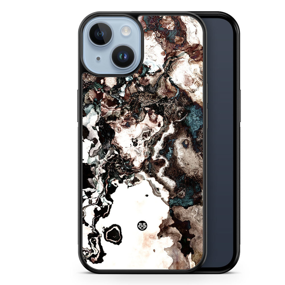 iPhone 14 Plus Case - Marble Brown