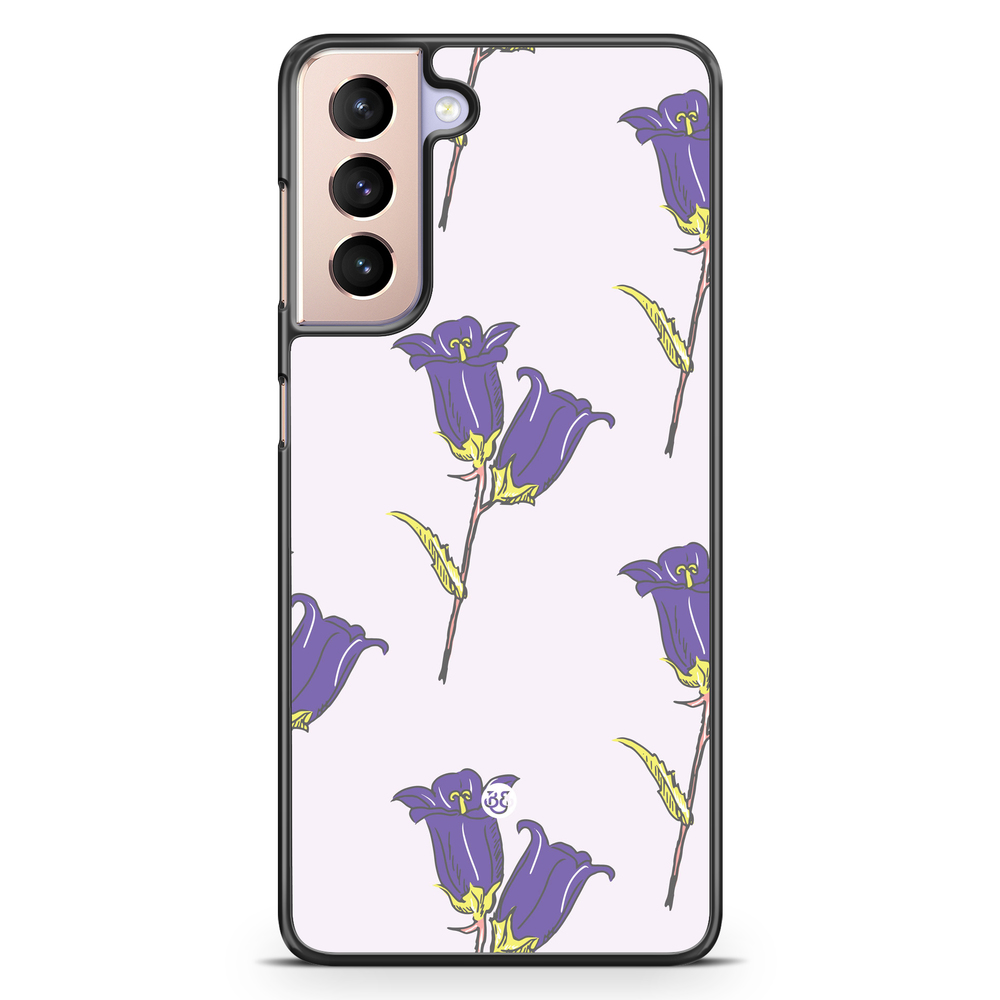 Samsung Galaxy S21 Case - Wild Purple Flowers