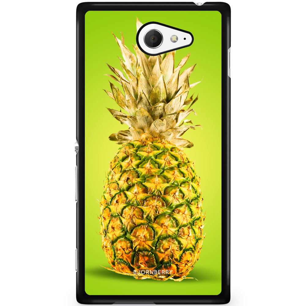 Sony Xperia M2 Aqua Case - Green Pineapple