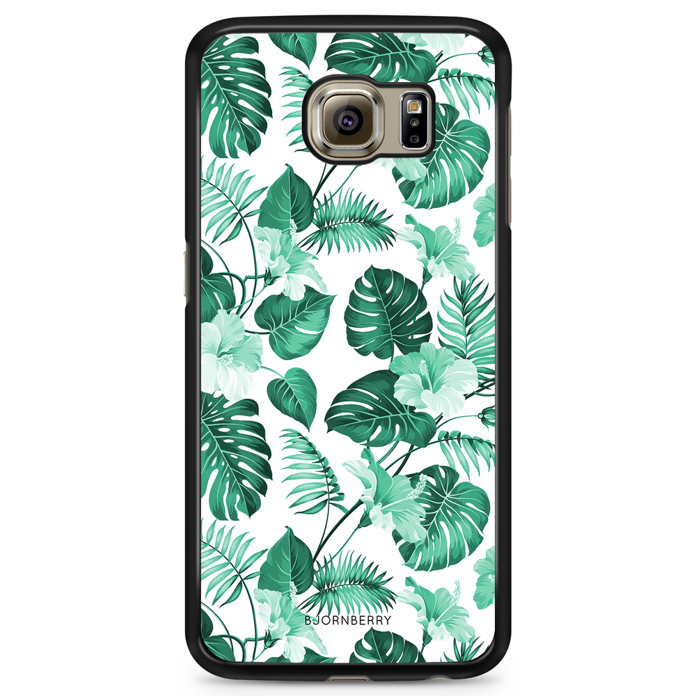 Samsung Galaxy S6 Edge Case - Turquoise Flowers