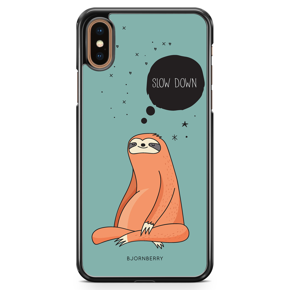 iPhone XS Max Case - Slow Down Sloth