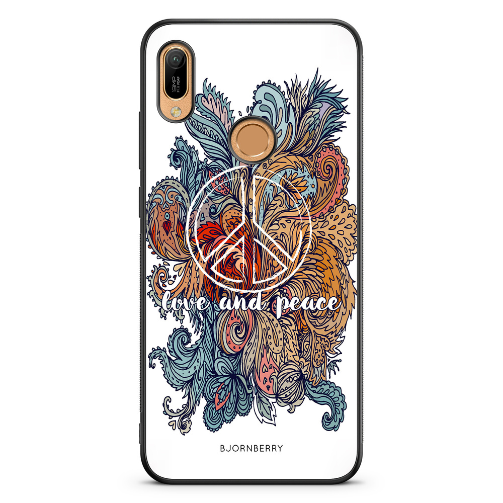 Huawei Y6 2019 Case - Love and Peace