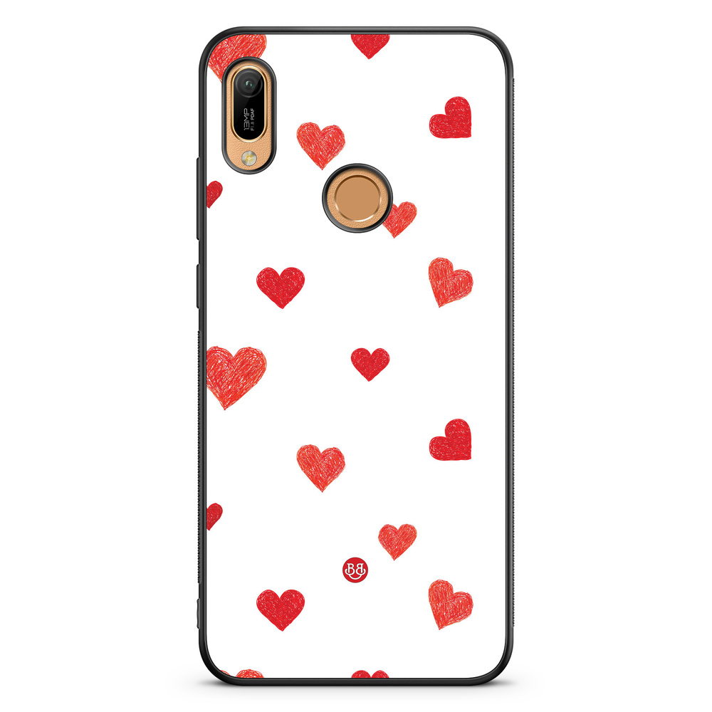 Huawei Y6 2019 Case - Painted Heart