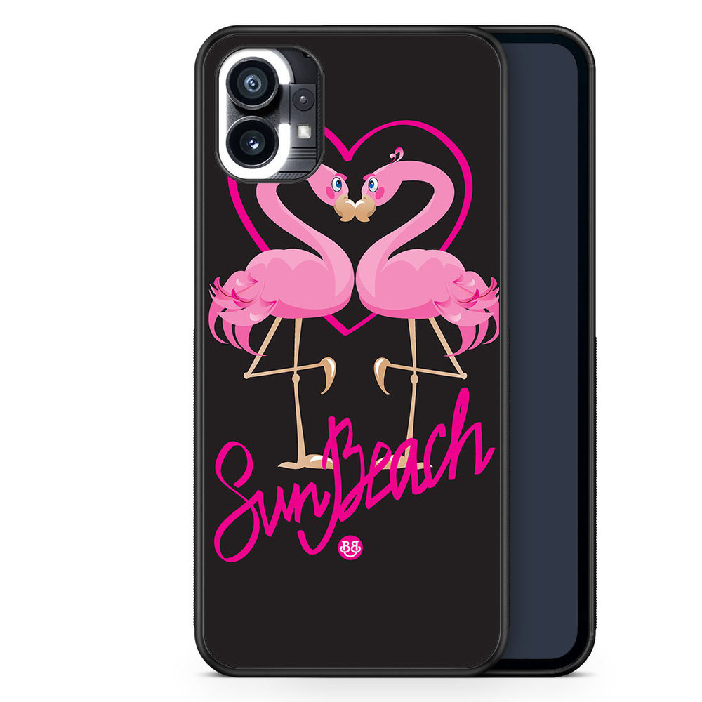 Nothing Phone (1) Case - Sun Beach Flamingo