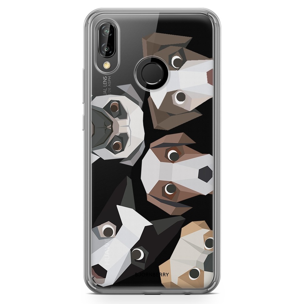 Huawei P20 Lite Fashion Skal - Tecknade Hundar