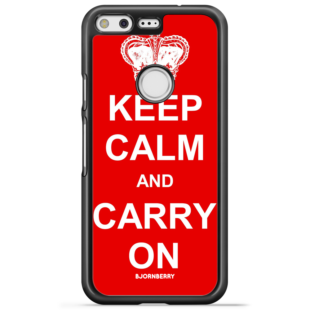 Google Pixel Case - Keep calm carry on