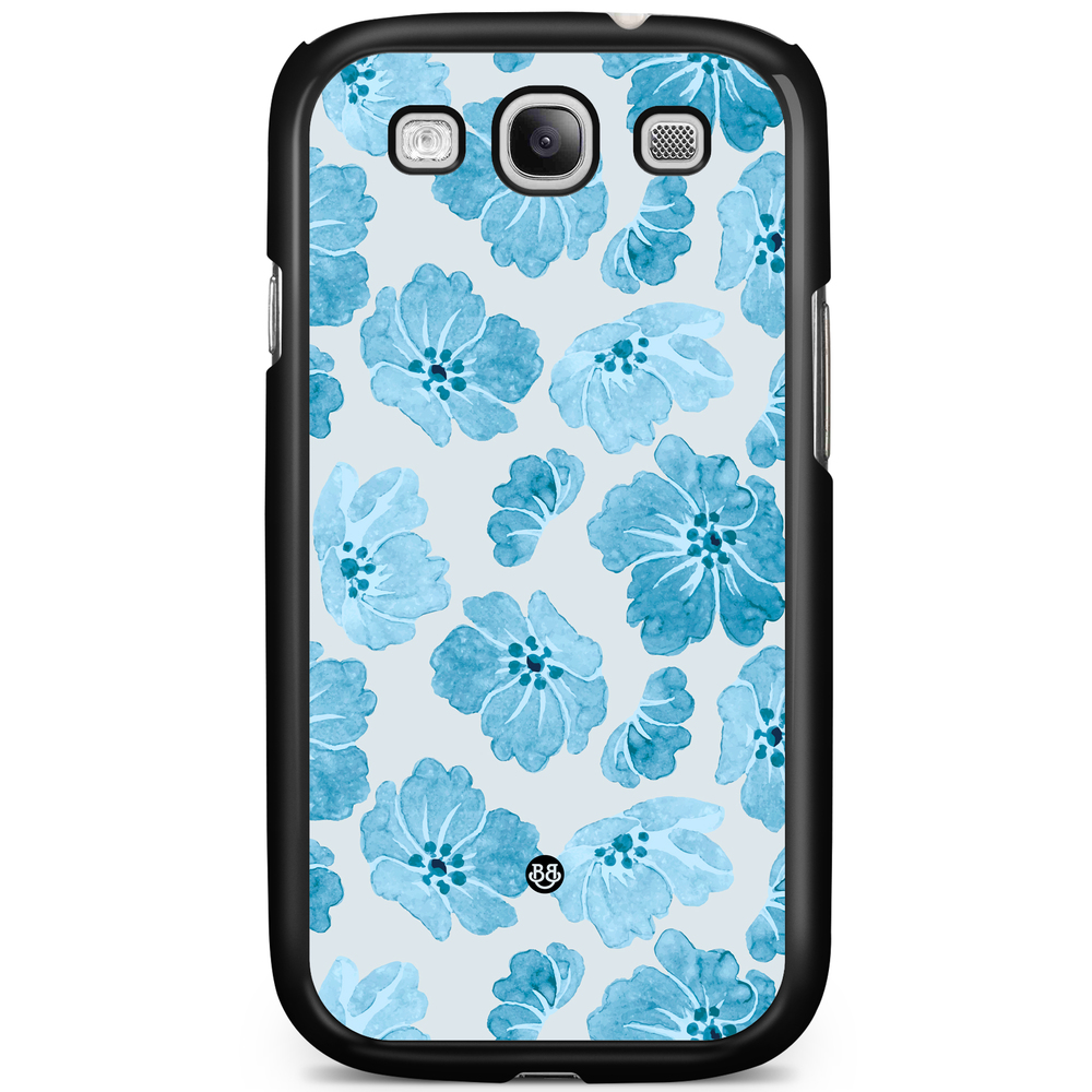 Samsung Galaxy S3 Mini Case - WILD BLOOM - Blue Petals