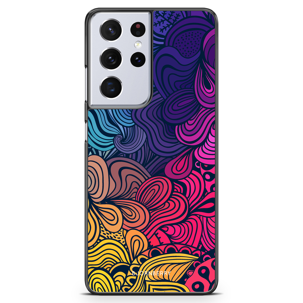 Samsung Galaxy S21 Ultra Case - Retro Flowers