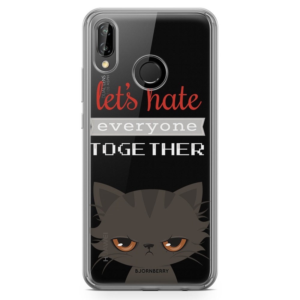Huawei P20 Lite Fashion Skal - Arg Katt
