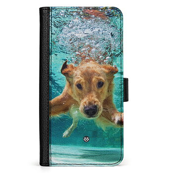 Samsung Galaxy A14 4G/5G Wallet Case - Dog Underwater