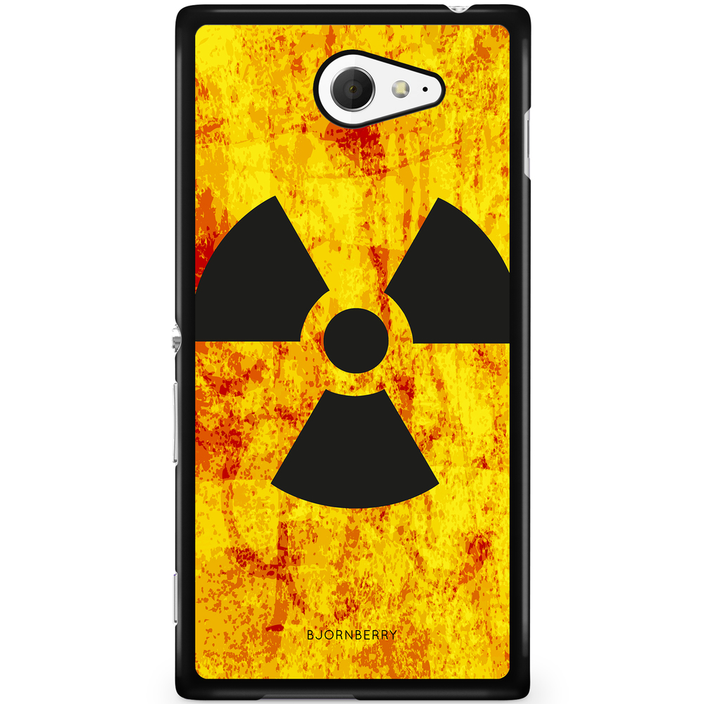 Sony Xperia M2 Aqua Case - Radioactive Sign
