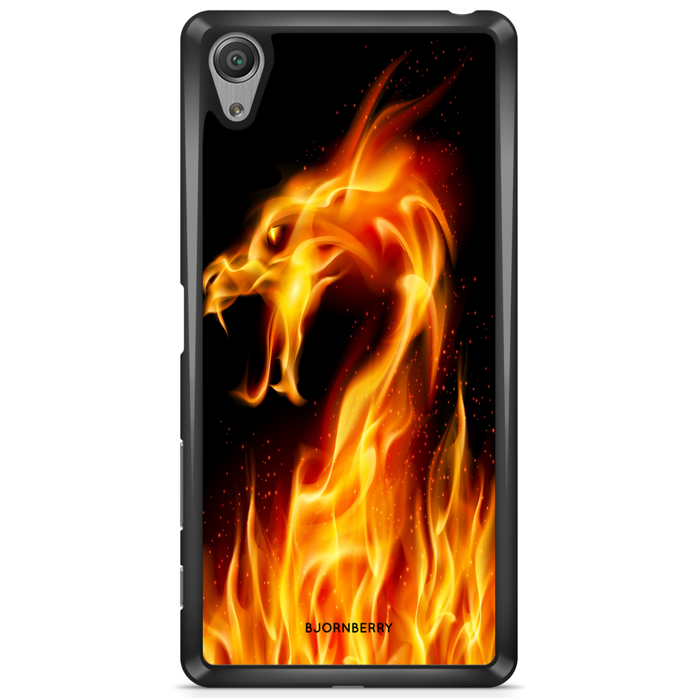 Sony Xperia L1 Case - Flames Dragon