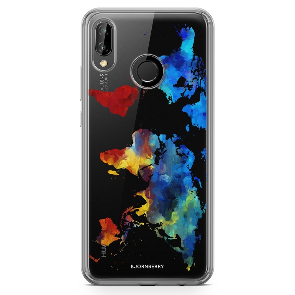 Huawei P20 Lite Fashion Case - World Map