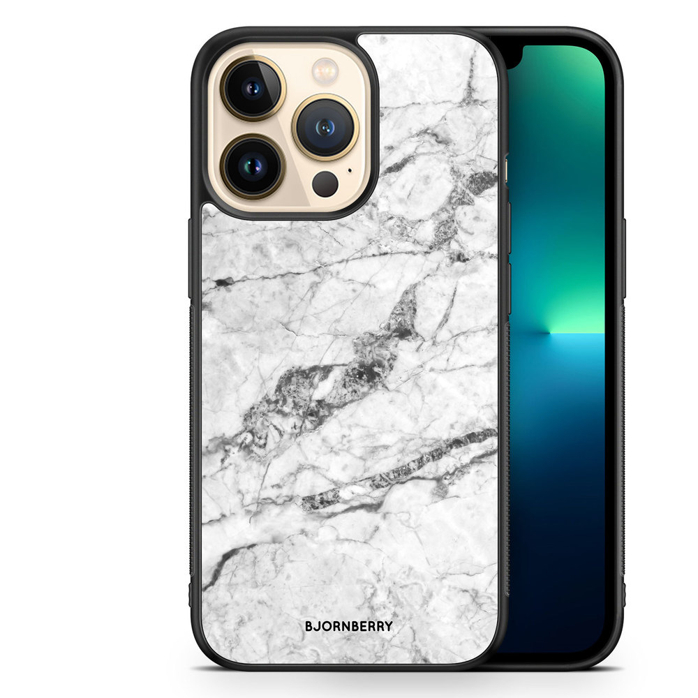 iPhone 13 Pro Case - White Marble