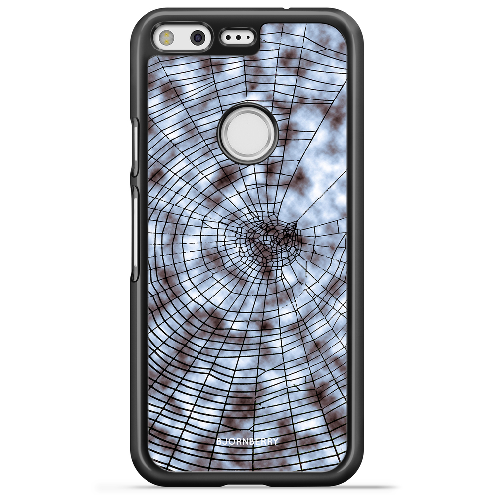 Google Pixel Case - Black Spiderweb
