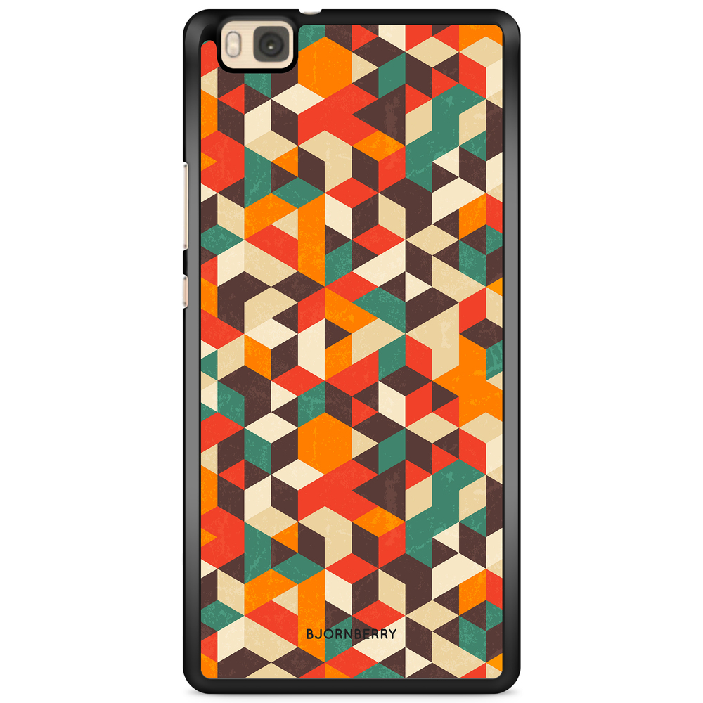 Huawei P8 Lite Case - Retro Geometric