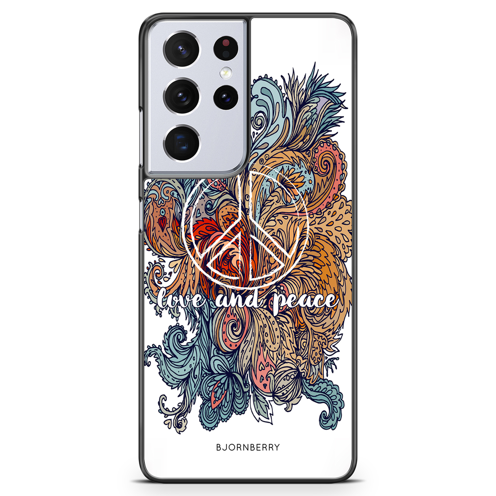 Samsung Galaxy S21 Ultra Case - Love and Peace
