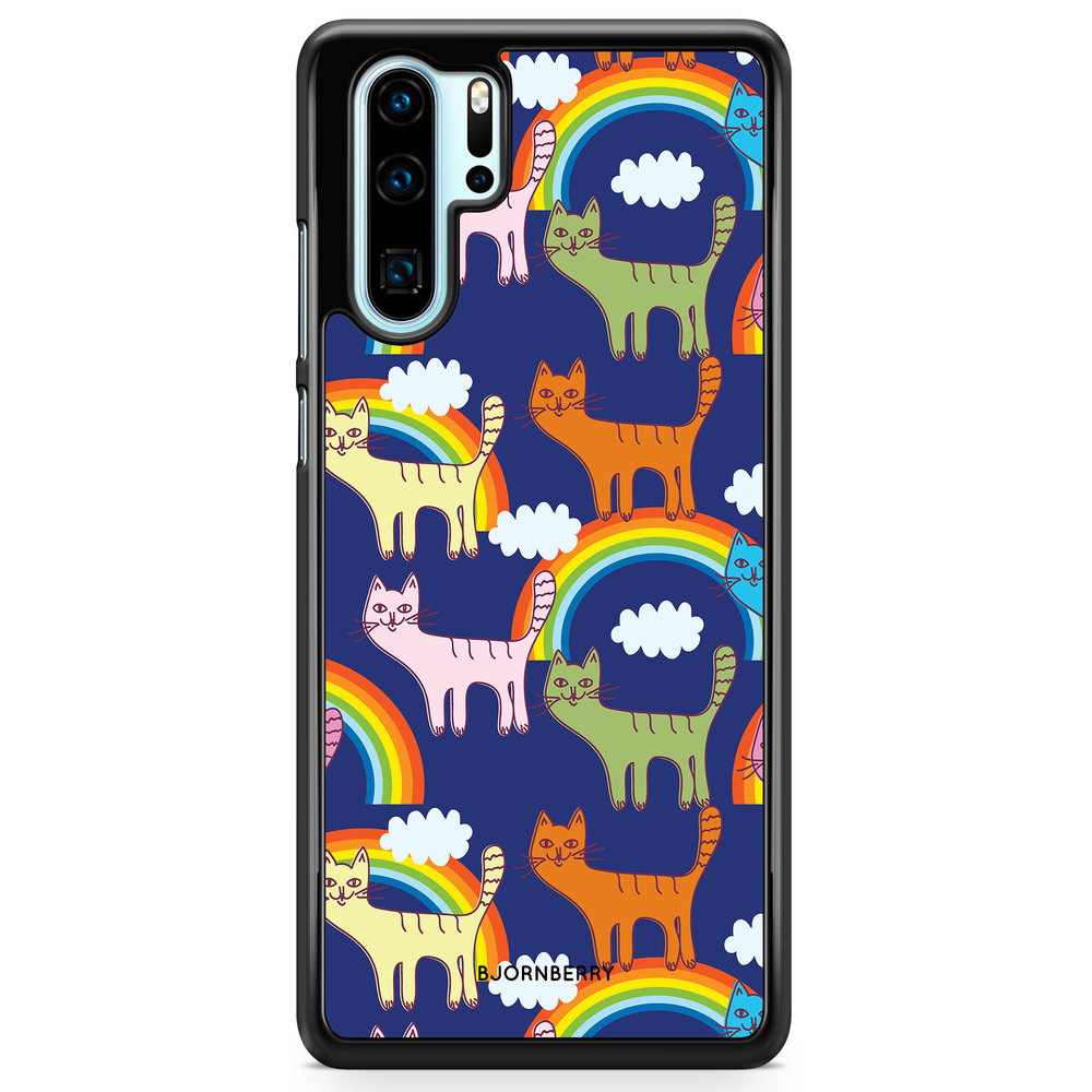 Huawei P30 Pro Case - Cats & Rainbows